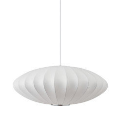 Lampa wisząca  FLAT biała 60 cm - nowoczesna i minimalistyczna ST-2328-60