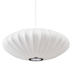Lampa wisząca  FLAT biała 60 cm - nowoczesna i minimalistyczna ST-2328-60