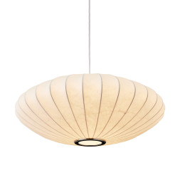 Lampa wisząca  FLAT biała 60 cm - nowoczesna i minimalistyczna ST-2328-60