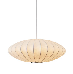 Lampa wisząca  FLAT biała 60 cm - nowoczesna i minimalistyczna ST-2328-60
