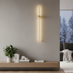 Lampa ścienna  100 cm LED, złoty połysk ST-1067W-1GD