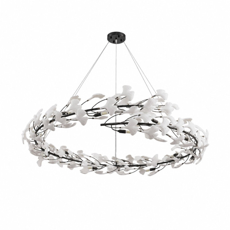 Lampa wisząca  150 cm - czarna, G9, regulowana, designerska XY080P-150 black