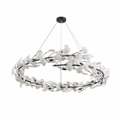 Lampa wisząca  150 cm - czarna, G9, regulowana, designerska XY080P-150 black