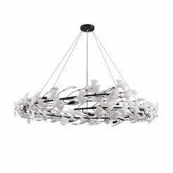 Lampa wisząca  150 cm - czarna, G9, regulowana, designerska XY080P-150 black