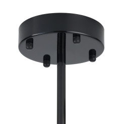 Lampa wisząca -12 LED bursztynowe szklane klosze RH115-12P amber