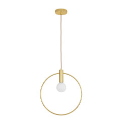 Lampa wisząca  25- 25 cm, złoty ring DP0001A-250R