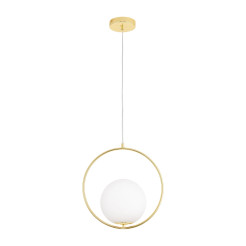 Lampa wisząca  ROUND 35 cm, złota DP0001A-350R