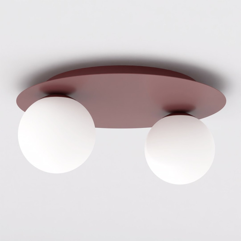2 BURGUNDY OPAL 1688/2