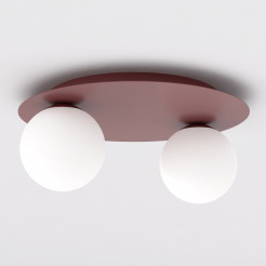 2 BURGUNDY OPAL 1688/2