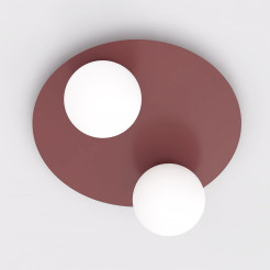 2 BURGUNDY OPAL 1688/2