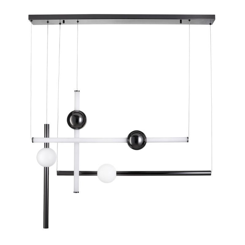 Lampa wisząca  L-4 LED czarna 110 cm ST-1691L-4 BLACK