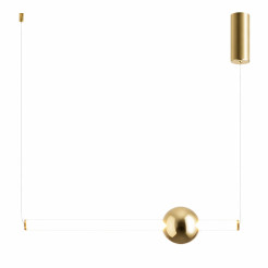 Lampa wisząca  63 - LED, 63 cm, złoty połysk ST-1688S mirror gold