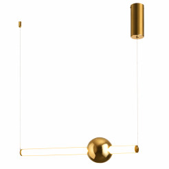 Lampa wisząca  63 - LED, 63 cm, złoty połysk ST-1688S mirror gold