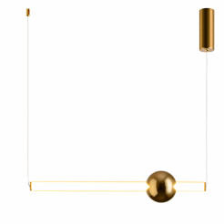 Lampa wisząca  63 - LED, 63 cm, złoty połysk ST-1688S mirror gold