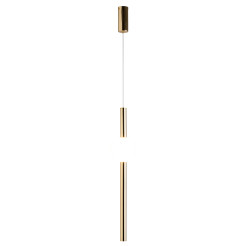 Lampa wisząca  63 - LED, 63 cm, złoty połysk ST-1689S mirror gold