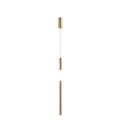 Lampa wisząca  63 - LED, 63 cm, złoty połysk ST-1689S mirror gold