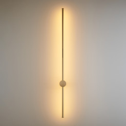 Lampa ścienna  120 cm złoty połysk ST-1067W-1GD-120