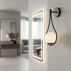Lampa ścienna  45 cm czarna ST-F079 black