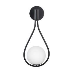 Lampa ścienna  45 cm czarna ST-F079 black
