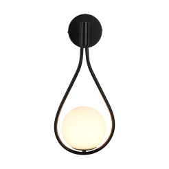Lampa ścienna  45 cm czarna ST-F079 black