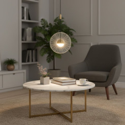 Lampa wisząca SUNBLAST - LED 20 cm, złota ST-DL5623