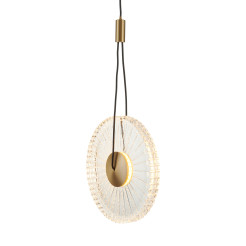 Lampa wisząca SUNBLAST - LED 20 cm, złota ST-DL5623