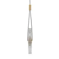 Lampa wisząca SUNBLAST - LED 20 cm, złota ST-DL5623