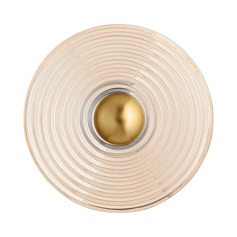 Lampa ścienna  30 cm bursztynowo złota ST-X007W amber