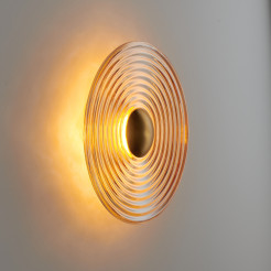 Lampa ścienna  30 cm bursztynowo złota ST-X007W amber