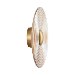 Lampa ścienna  30 cm bursztynowo złota ST-X007W amber
