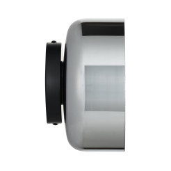 Lampa ścienna  18 cm - LED, szkło, szaro-czarna ST-5072W smoky black