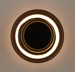 Lampa ścienna  18 cm - LED, szkło, szaro-czarna ST-5072W smoky black