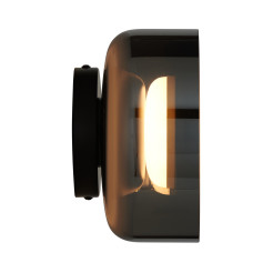 Lampa ścienna  18 cm - LED, szkło, szaro-czarna ST-5072W smoky black