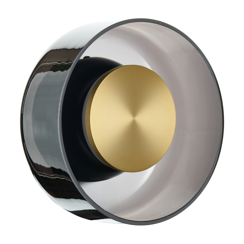 Lampa ścienna  18 cm - LED, szkło, szaro-złota ST-5072W smoky gold