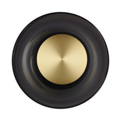 Lampa ścienna  18 cm - LED, szkło, szaro-złota ST-5072W smoky gold