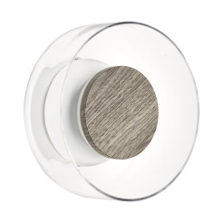 Lampa ścienna  18 – LED, szkło transparentne, brąz orzechowy ST-5072W transparent brown