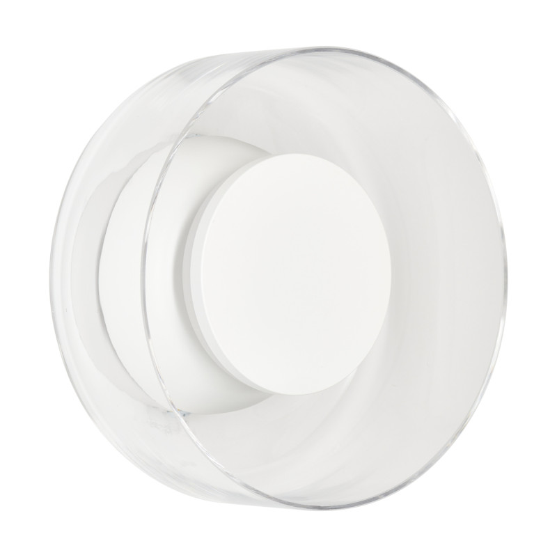 Lampa ścienna  18 – LED, szkło transparentne, biały środek ST-5072W transparent white