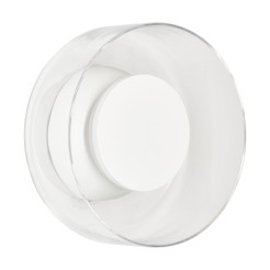 Lampa ścienna  18 – LED, szkło transparentne, biały środek ST-5072W transparent white