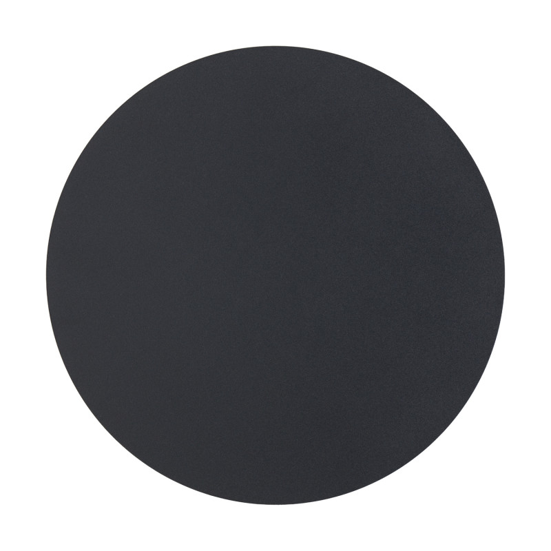 Lampa ścienna  25 cm - LED okrągła, metalowa, czarna ST-8293W/25 black