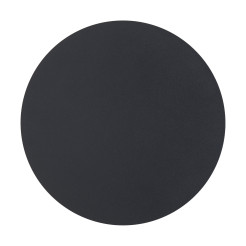 Lampa ścienna  25 cm - LED okrągła, metalowa, czarna ST-8293W/25 black