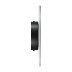 Lampa ścienna  25 cm - LED okrągła, metalowa, czarna ST-8293W/25 black