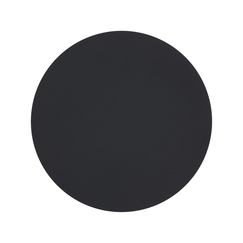 Lampa ścienna  20 cm - LED okrągła, metalowa, czarna ST-8293W/20 black