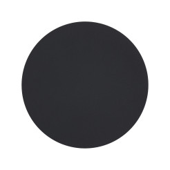 Lampa ścienna  20 cm - LED okrągła, metalowa, czarna ST-8293W/20 black