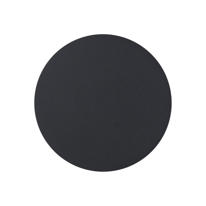 Lampa ścienna  15 cm - LED okrągła, metalowa, czarna ST-8293W/15 black