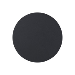 Lampa ścienna  15 cm - LED okrągła, metalowa, czarna ST-8293W/15 black