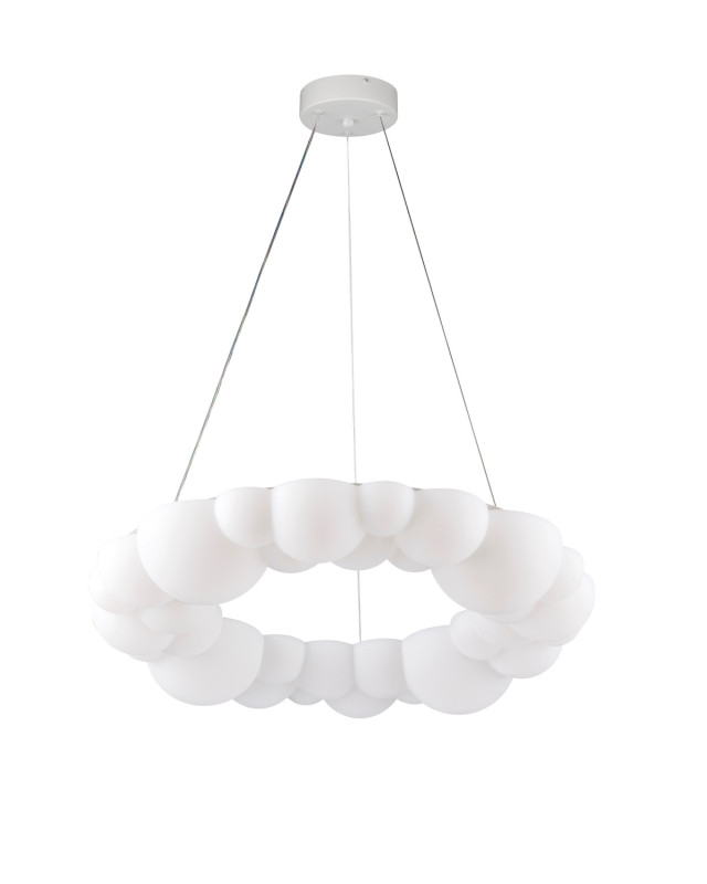 Lampa wisząca  50 cm- akrylowa, w kształcie chmurki  3000 - 4000 - 6000 K ST-DL6123P-50