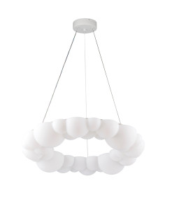Lampa wisząca  50 cm- akrylowa, w kształcie chmurki  3000 - 4000 - 6000 K ST-DL6123P-50