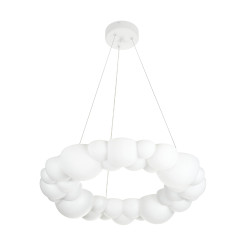 Lampa wisząca  50 cm- akrylowa, w kształcie chmurki  3000 - 4000 - 6000 K ST-DL6123P-50