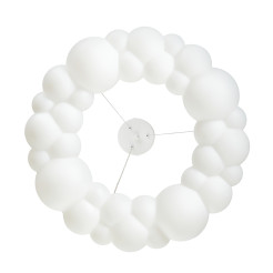 Lampa wisząca  50 cm- akrylowa, w kształcie chmurki  3000 - 4000 - 6000 K ST-DL6123P-50