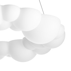 Lampa wisząca  50 cm- akrylowa, w kształcie chmurki  3000 - 4000 - 6000 K ST-DL6123P-50
